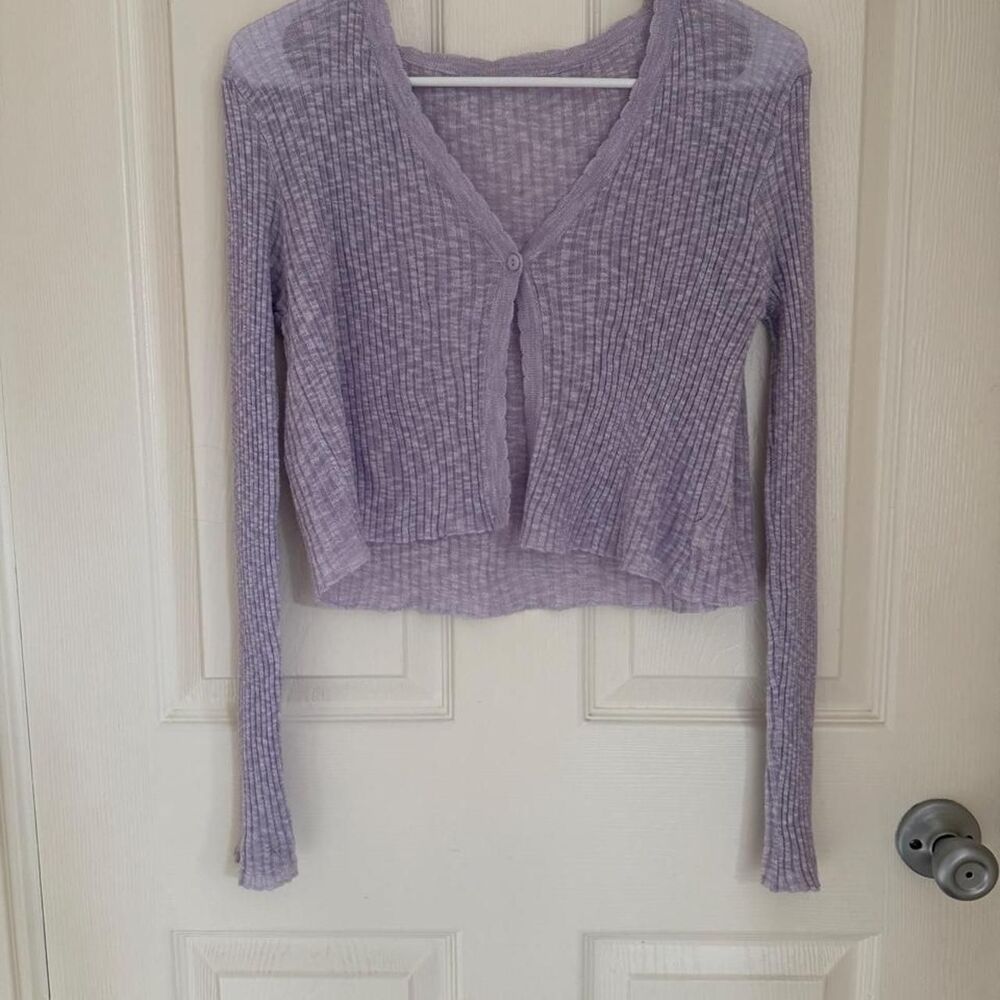 Unbranded Women's Purple Cardigan